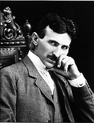 English: The photograph image of Nikola Tesla ...