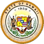 The Hawaii state seal.